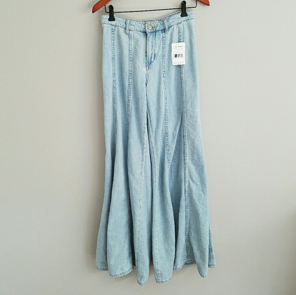Free People Denim - Free People Gilmore Landon Ultra Wide Leg Jean 0